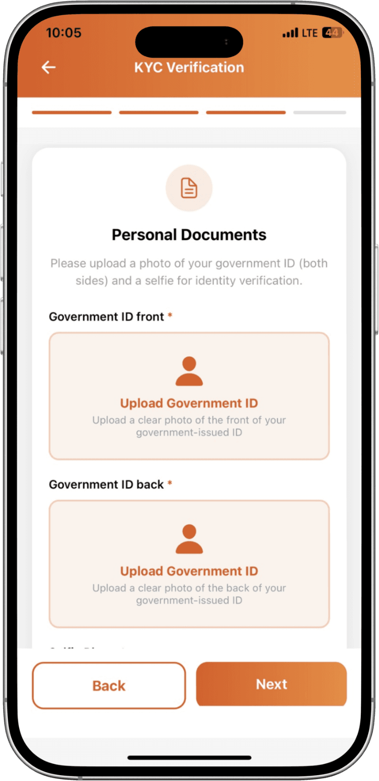 Capture a clear photo of your ID